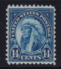 1931 American Indian 14c Sc 695 MNH full original gum premium single stamp (F1