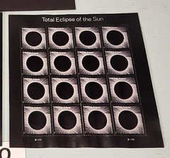 2 BLOCKS Total Eclipse of the Sun USPS Forever Stamps 2017 W/Protective Sleeve Q
