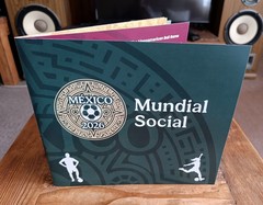 2026 WORLD SOCCER CUP Stadiums & official ball 25 stamp pane + official folder