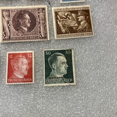 15 USED/HR Deutsches Reich/Germany Hitler Swastika Stamps; 1933- 1945; $1 Ships.