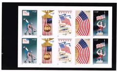 US Flags National Emblems Souvenir Sheet 2003 MNH