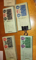 State of Ohio, Prepaid Sales Tax stamps many with Vendor Stub large lot