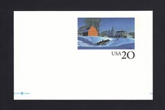 UX241, UPSS #254 Mint MISCUT Postal Card – NOT SOLD IN SHEETS