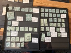 GB KEVII huge study collection in 3 High Values 2/6, 5/-, 10/- 16 cards *a512