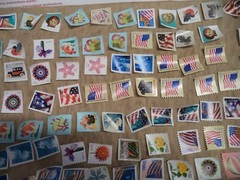 100 GENUINE FOREVER 73¢ US POSTAGE STAMPS NOT USED AS INTENDED PURPOSE ON PAPER