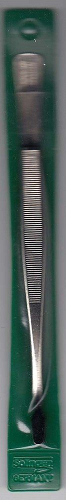 Showgard New Long Stamp Tongs Tweezers Angled Spade Tip 907 Free US Shipping