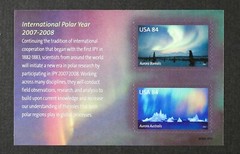 U.S. 2007 #4123 International Polar Year S/S Mint NH