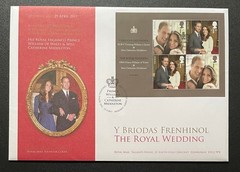 2011 Royal Wedding RM Presentation Pack FDC. With Westminster Abbey Special H/S