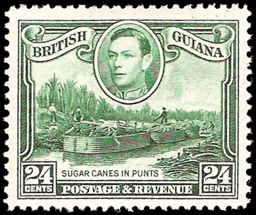 British Guiana #234a MLH VF Watermark upright
