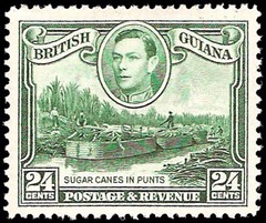 British Guiana #234a MLH VF Watermark upright