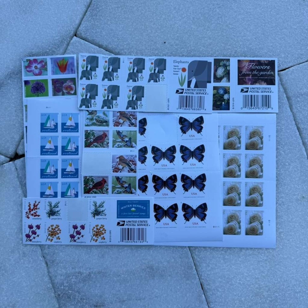 40 US Forever Stamps “Leftover” Mint, Unused – Free shipping