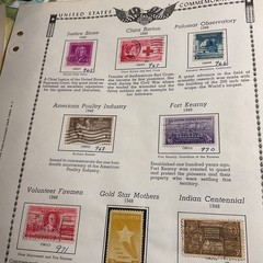 U.S.-(-1948-)-HISTORICAL EVENTS-lot Of 22- Stamps-ON ALBUM PAGE-USED-#30