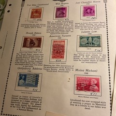 U.S.-(-1948-)-HISTORICAL EVENTS-lot Of 22- Stamps-ON ALBUM PAGE-USED-#30