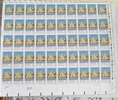 Maryland 1987 22 Cent US Stamp Sheet Mint Never Hinged Historical Events