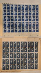 Huge Lot of Vintage Stamps, Full Sheets, Partial Sheets, Singles – Collection