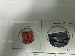 Set Of 5 Vintage Collectible Stamps