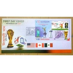 Bangladesh 2026 Fifa World Cup USA Mexico Canada First Day Cover FDC