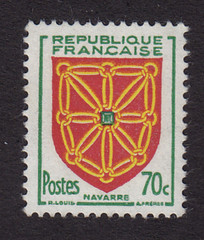 France #734 Mint MNH Original Gum Never Hinged Coats of Arms Stamp Very Fine