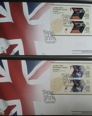 London 2012 Paralympic Games Gold Medal Winners FDC Full Set 34 Mini Sheets