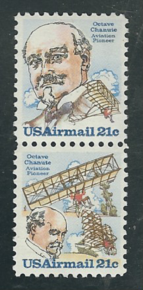 Scott # C-93/4…21 Cent…Chanute…2 Pairs