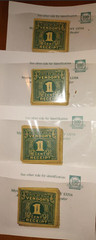 State of Ohio, Prepaid Sales Tax stamps many with Vendor Stub large lot