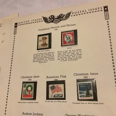 U.S.-(-1961-1962-)-HISTORICAL EVENTS-lot Of 15-Stamps-ON ALBUM PAGE-USED-#30