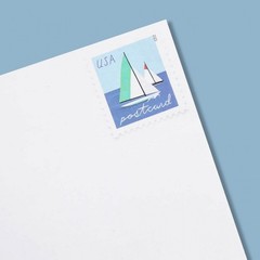 20 – 2023 US Sailboats Postcard Forever First-Class Stamps (1 Sheet/Panel)