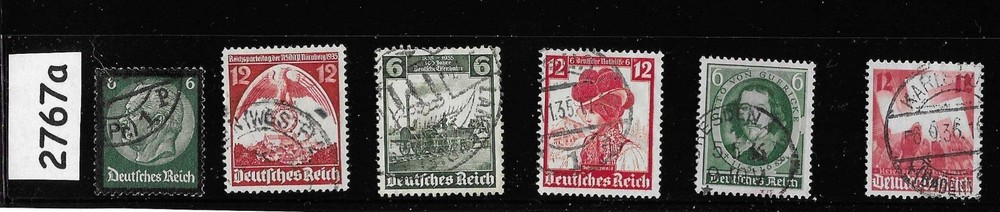 Stamps Regular postage all pre 1940 Third Reich era 1933-1945 Germany #2767a