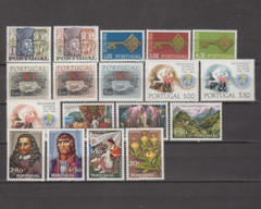 PORTUGAL 1968 COMPLETE YEAR SET MINT NEVER HINGED MNH SCOTT 1017 – 1034