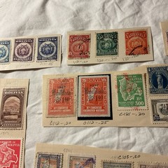 BOLIVIA-(-1910-1950-)-HISTORICAL EVENTS -LOT OF 53-STAMPS-MH/USED-B02