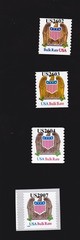 single 10c Eagle & Shield Bulk Rate US 2602, 2603, 2604, 2907 Lot (4)
