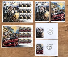 Ukraine stamps 2026 2 sheets of stamps + 2 fdc + 2 postcards Faith and Will