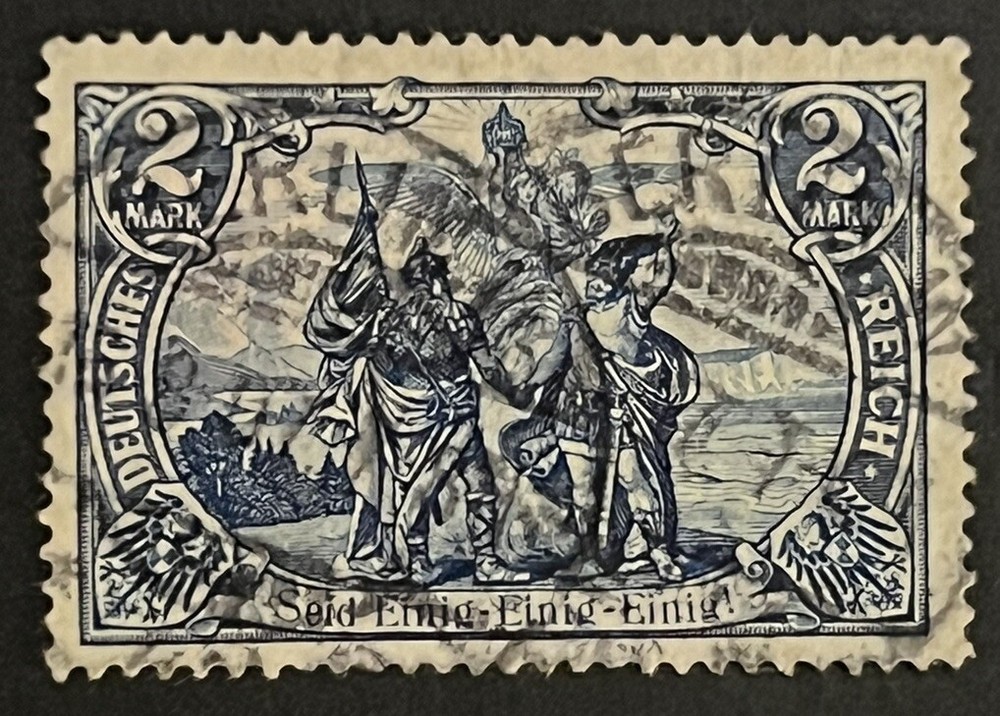 Travelstamps; Germany Stamps Scott #93 – Union of North & South Used Handstamped
