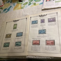 U.S.-(-1945-1946-)-HISTORICAL EVENTS-lot Of 11- Stamps-ON ALBUM PAGE-USED-#30