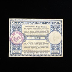 1950 US International Reply Coupon 11c IRC Postal History Milwaukee WI