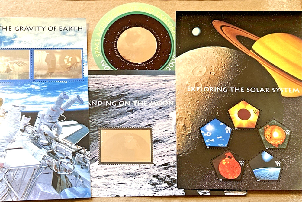 SCOTT STAMPS Space Souvenir Sheets # 3410 3411 3412 3413 – 2000 x 4