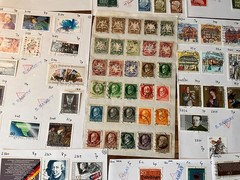 German stamps M&U Reich stamps inflation posed ddr 77 approval leaves *a505