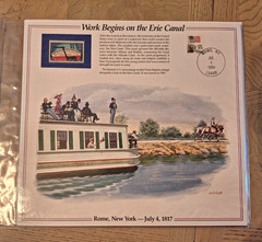 Mint- 16 United States Postal Service Historical Events cards 1983-84 w/stamps