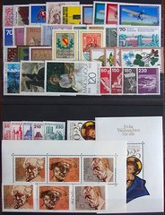 Germany Complete Year 1978 Stamp Set w/ SS Mint Never Hinged MNH German Stamps