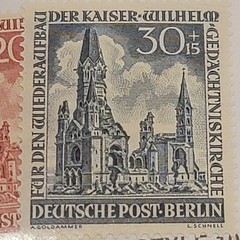 Germany Postage Stamps MNH Berlin 4 10 20 30+15 Wiederaufbau Multi-Color