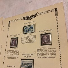 U.S.-(-1960-1961-)-HISTORICAL EVENTS-lot Of 14-Stamps-ON ALBUM PAGE-USED-#30