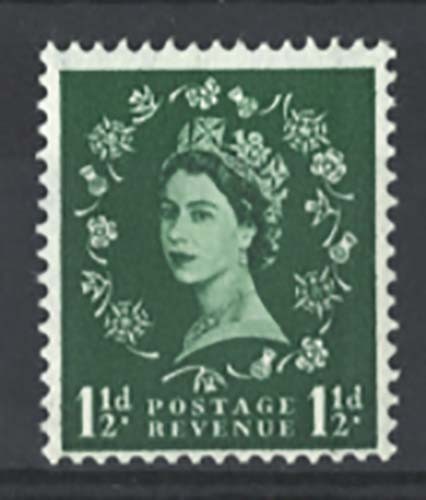 GB 1958 Graphite 1½d wmk upright good perfs um