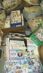 1000000’s STAMPS COLLECTION-Lot of 100+ALL ON ALBUM PAGES-ALL Pre 1940-UNCHECKED