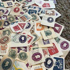 USA SQUARES CUT-OUT LOT! GREAT VINTAGE ASSORTMENT!