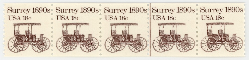 US Scott #1907 Strip of 5 Plate #1 | Mint NH | VF Very Fine