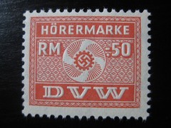 THIRD REICH mint MNH DVW Horermarke RM 0.50 revenue stamp!