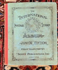 International Postage Stamp Album Junior Edition Fully Illustrated 1943