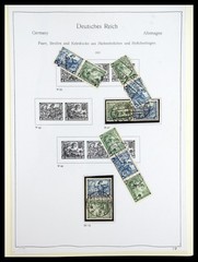 GERMANY REICH 1933-1945 MNH MH Used Combinations in 2 Albums Stamp Collection