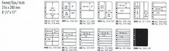 2C VARIO CLEAR Lighthouse Stock pages pack of 5 one sided NEW 2 Row pocket