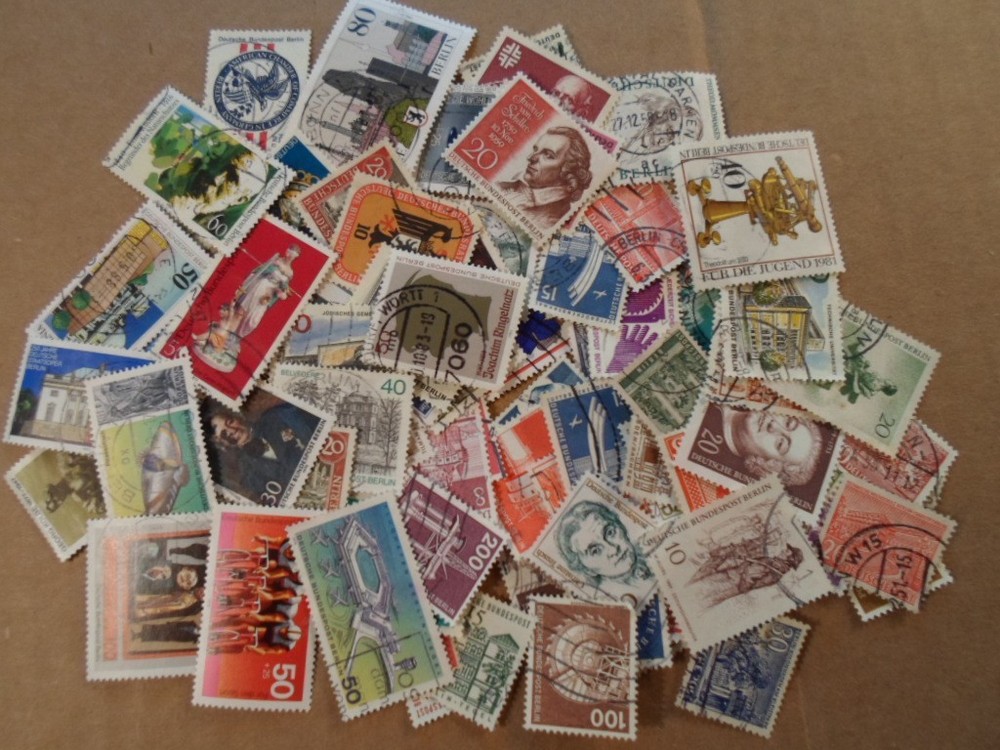 Collection lot 100 different stamps of Germany – Berlin